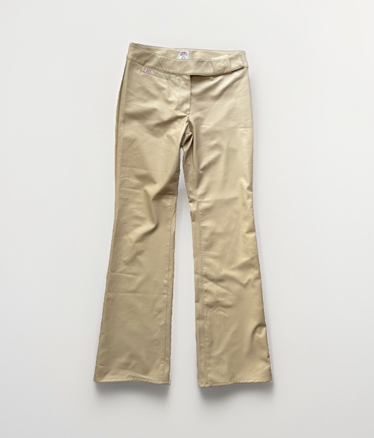 Miss Sixty Miss Sixty vintage Faux Leather y2k Flared Pants 2000`s Size 29" - 3 Thumbnail