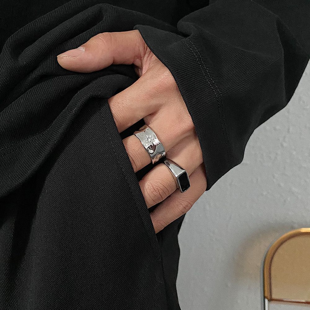 Jewelry Hip-hop Jewelry Rings Open Size Chrome Ring (Size 7-13) Size ONE SIZE - 2 Thumbnail