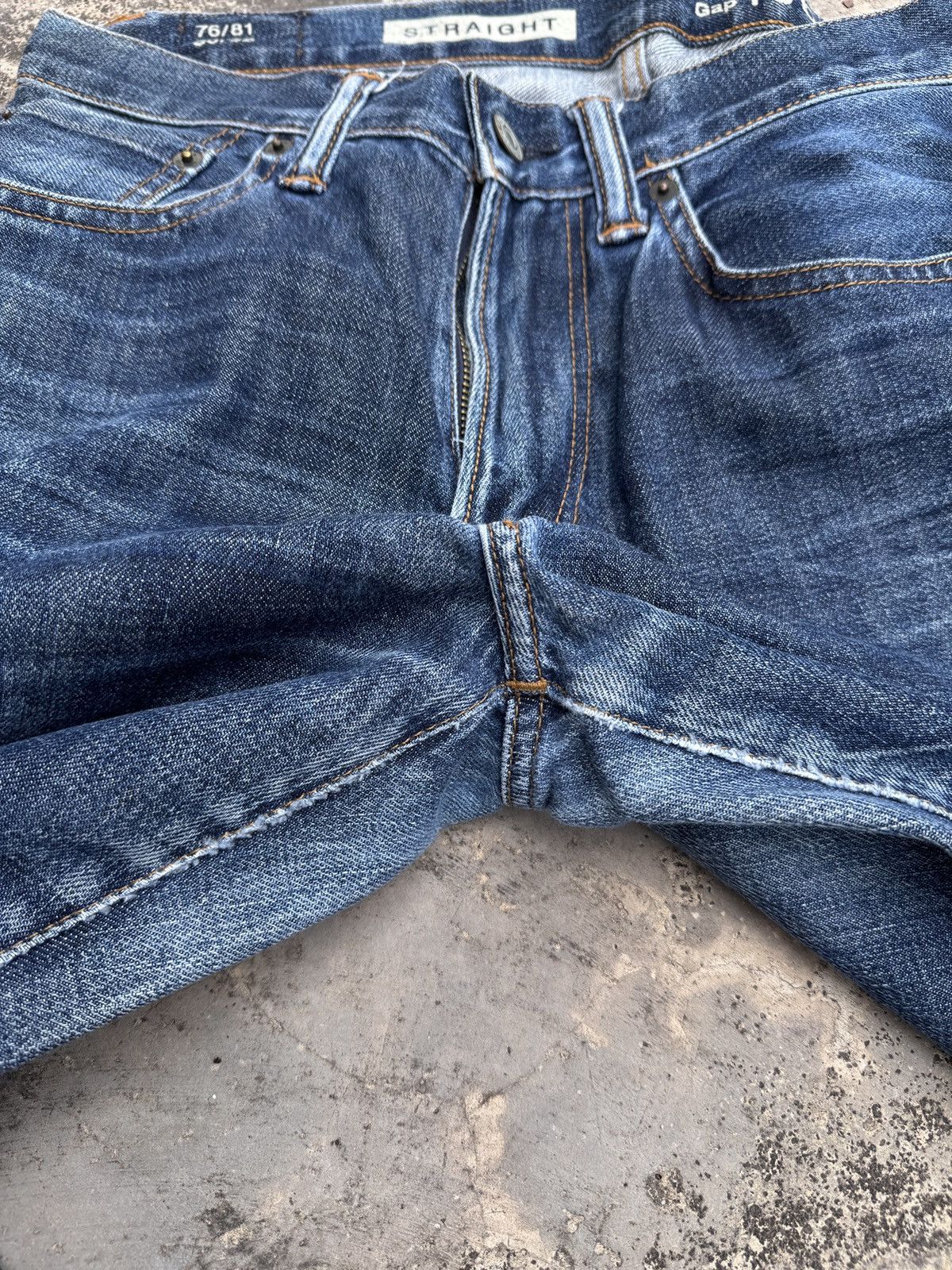 Gap Vintage GAP 1969 Straight Cut Distressed Jeans Size US 32 / EU 48 - 5 Thumbnail