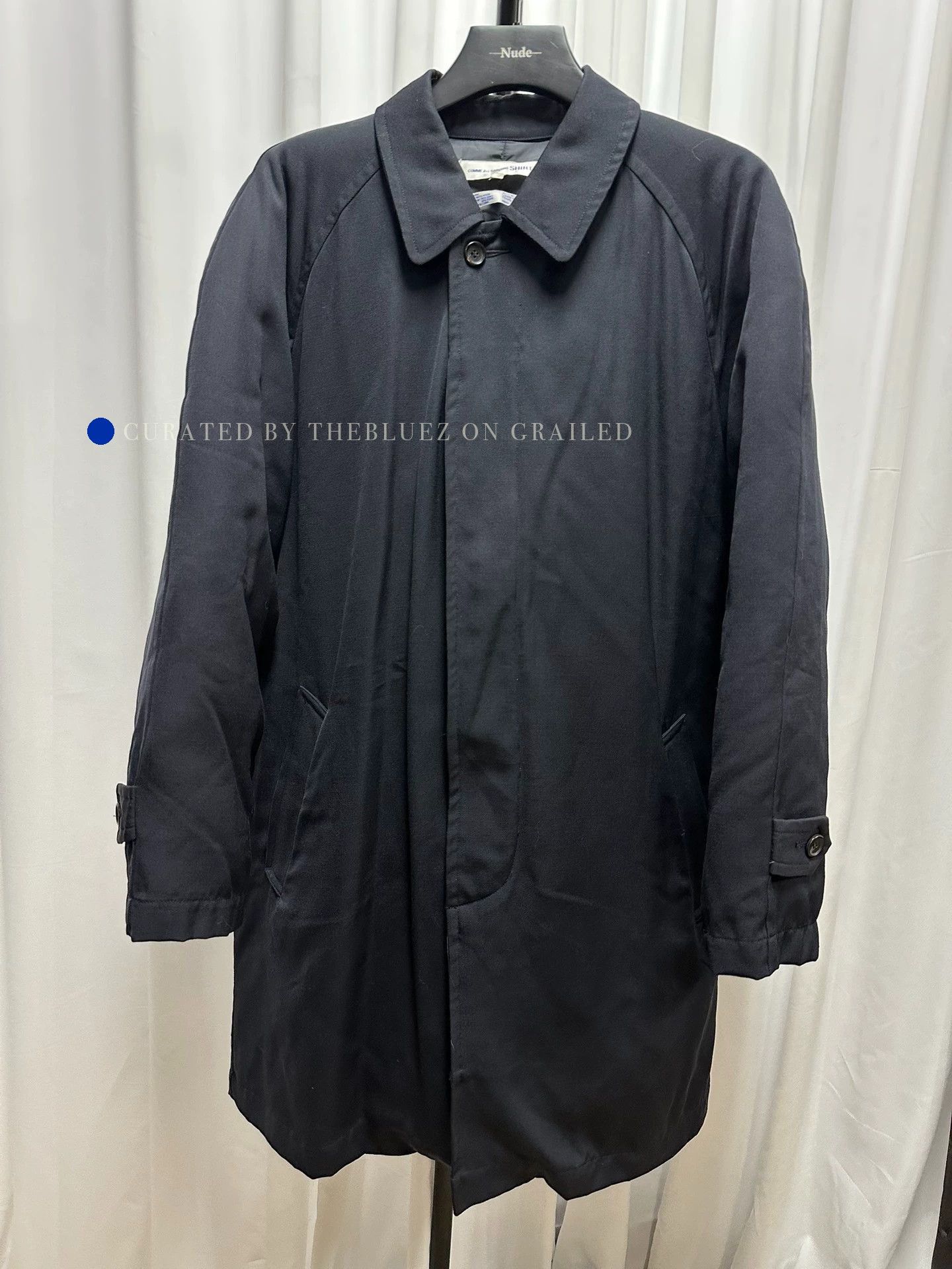 Comme des Garcons SHIRT Stylish Black Wool Down Parka in Size M Size US M / EU 48-50 / 2 - 1 Thumbnail
