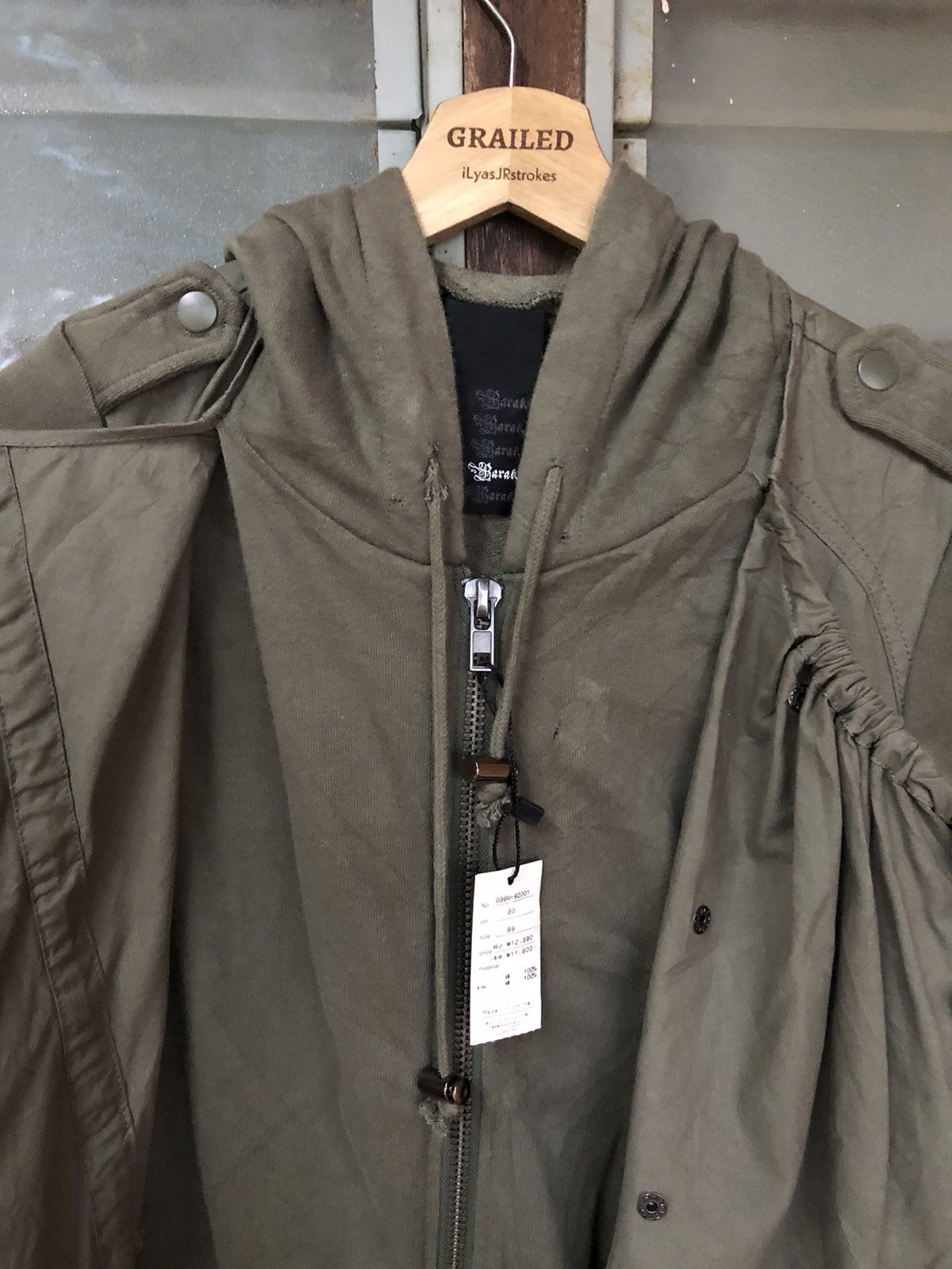 Japanese Brand Japanese Punk Double Layer Hoodie Jacket Size US S / EU 44-46 / 1 - 6 Thumbnail