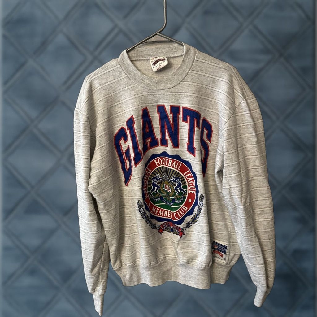 Nutmeg VINTAGE Nutmeg 90s New York Giants Crewneck Sweatshirt Men XL Gray Size US XL / EU 56 / 4 - 1 Thumbnail