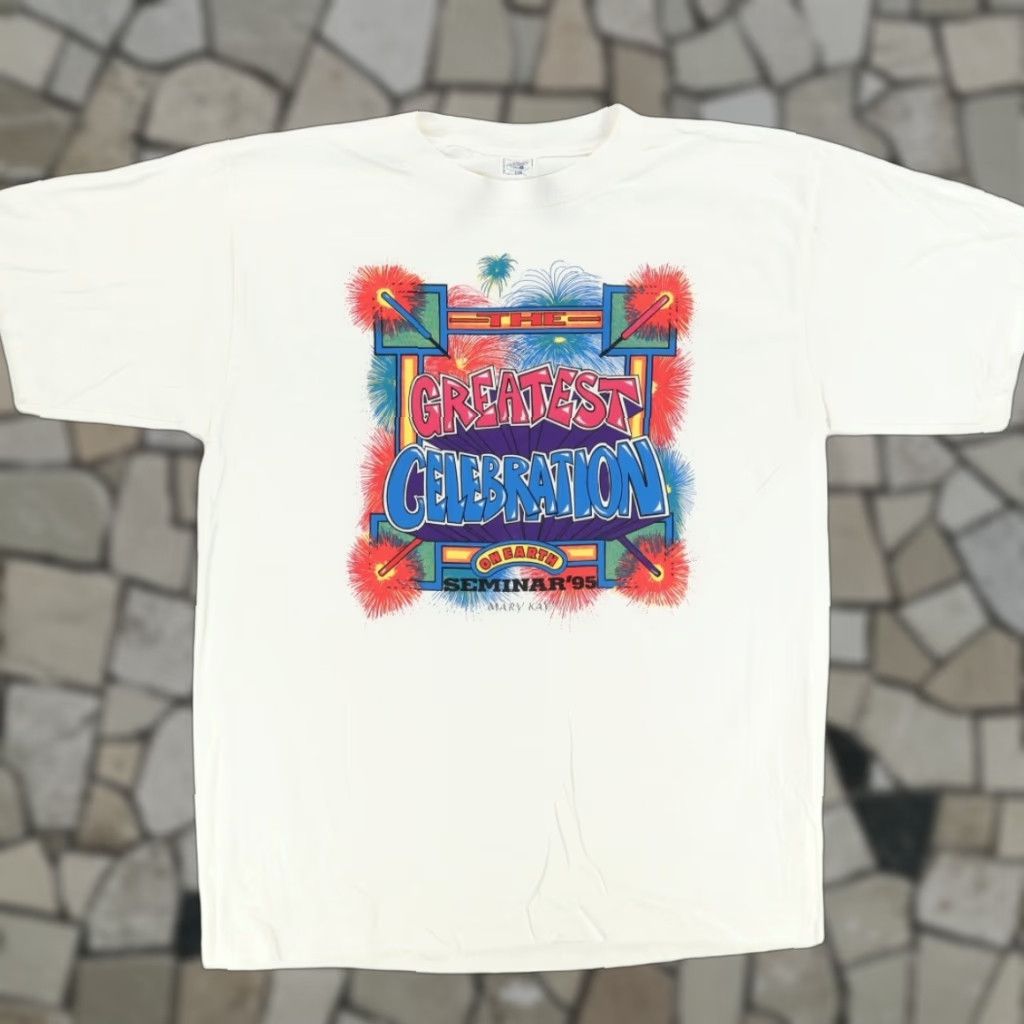 Vintage VINTAGE Alore Mary Kay Seminar 1995 Solid T-Shirt White Men's XL Shirt Size US XL / EU 56 / 4 - 1 Thumbnail