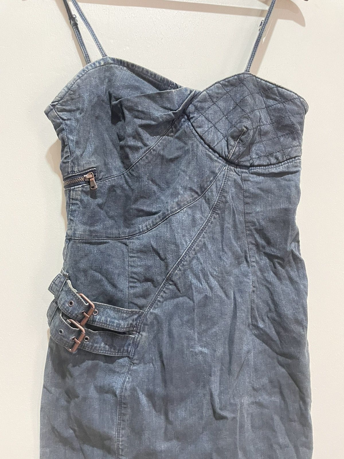 Diesel × Vintage Diesel Nonsleeves Mini Dress Size S / US 4 / IT 40 - 3 Thumbnail