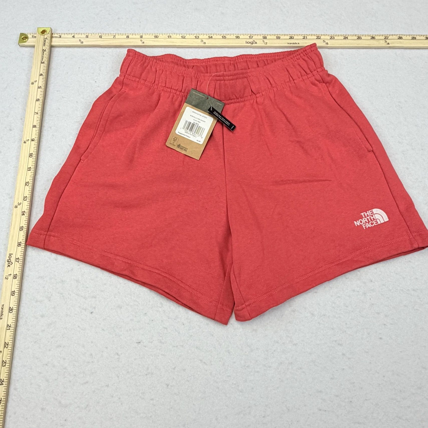 The North Face The North Face Evolution Shorts Womens M Red French Terry Lounge Size 32" / US 10 / IT 46 - 5 Thumbnail