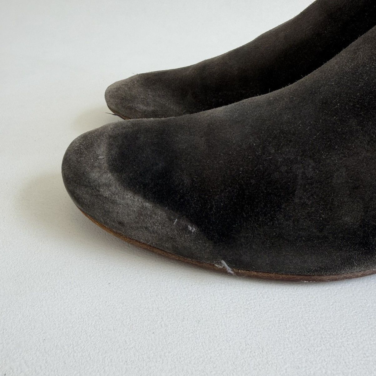 Maison Margiela S/S 08 ‘Deconstructed’ Suede Boots Size US 10 / EU 43 - 12 Thumbnail