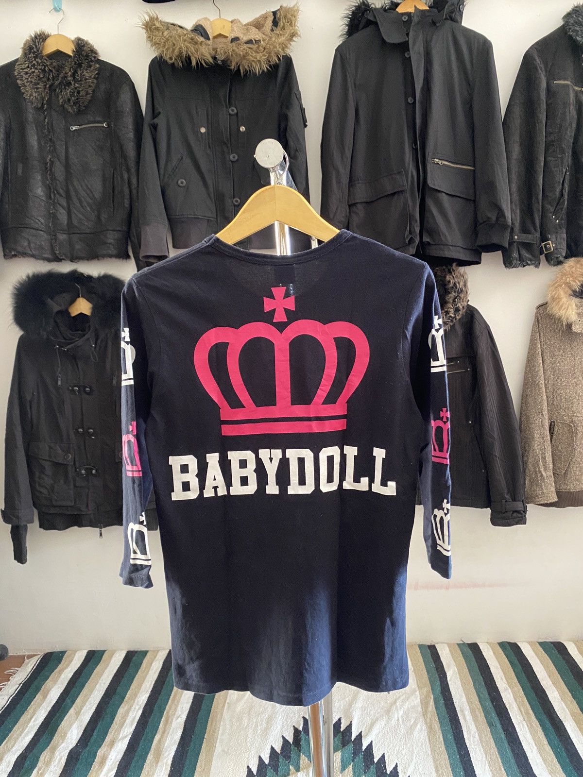 Japanese Brand Baby Doll Poem Longsleve Tee Y2K Style Size US M / EU 48-50 / 2 - 10 Thumbnail