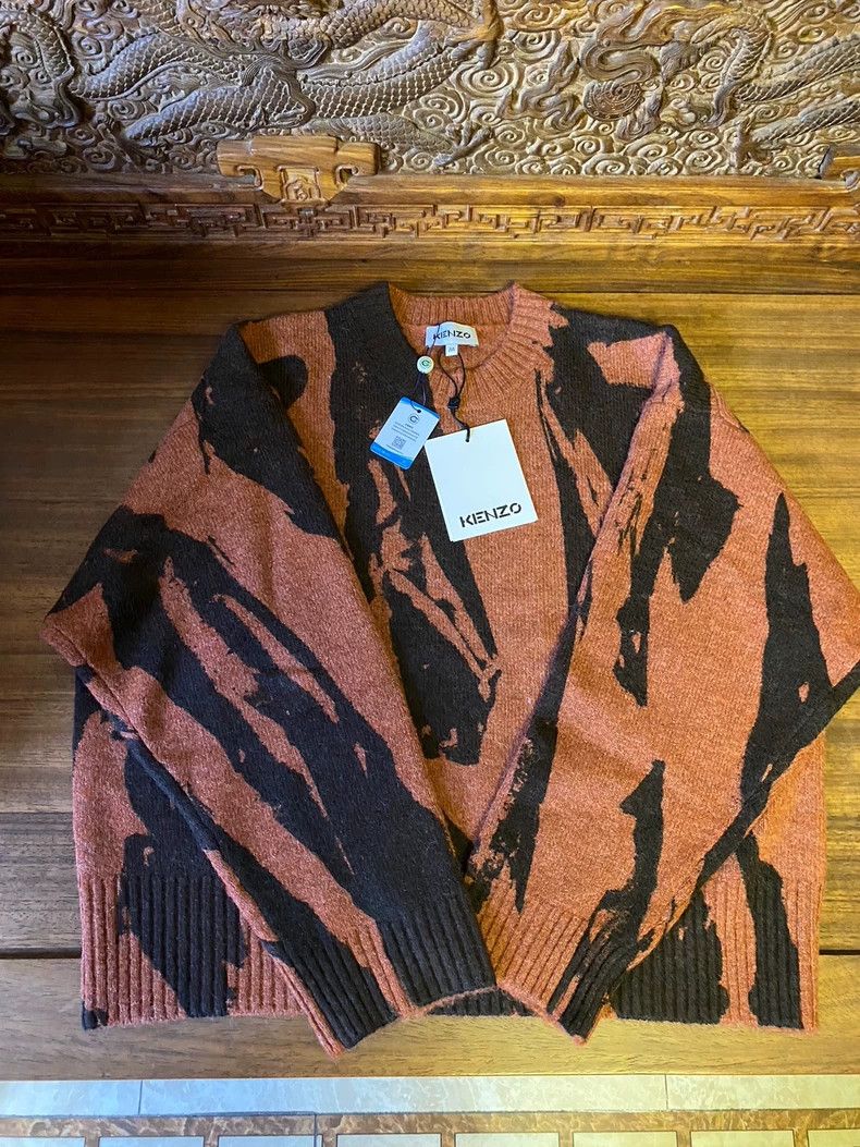Kenzo KENZO Abstract Oversized Sweater M - dmc Size US M / EU 48-50 / 2 - 1 Thumbnail