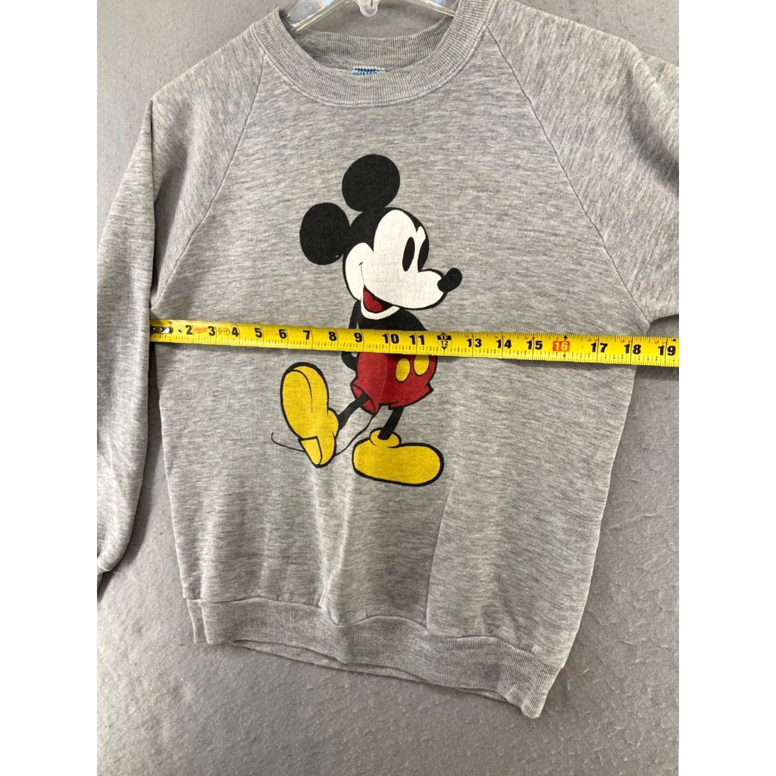 Disney Disney Mens Sweatshirt Medium Gray Mickey Mouse USA MADE Vintage Size US M / EU 48-50 / 2 - 2 Thumbnail
