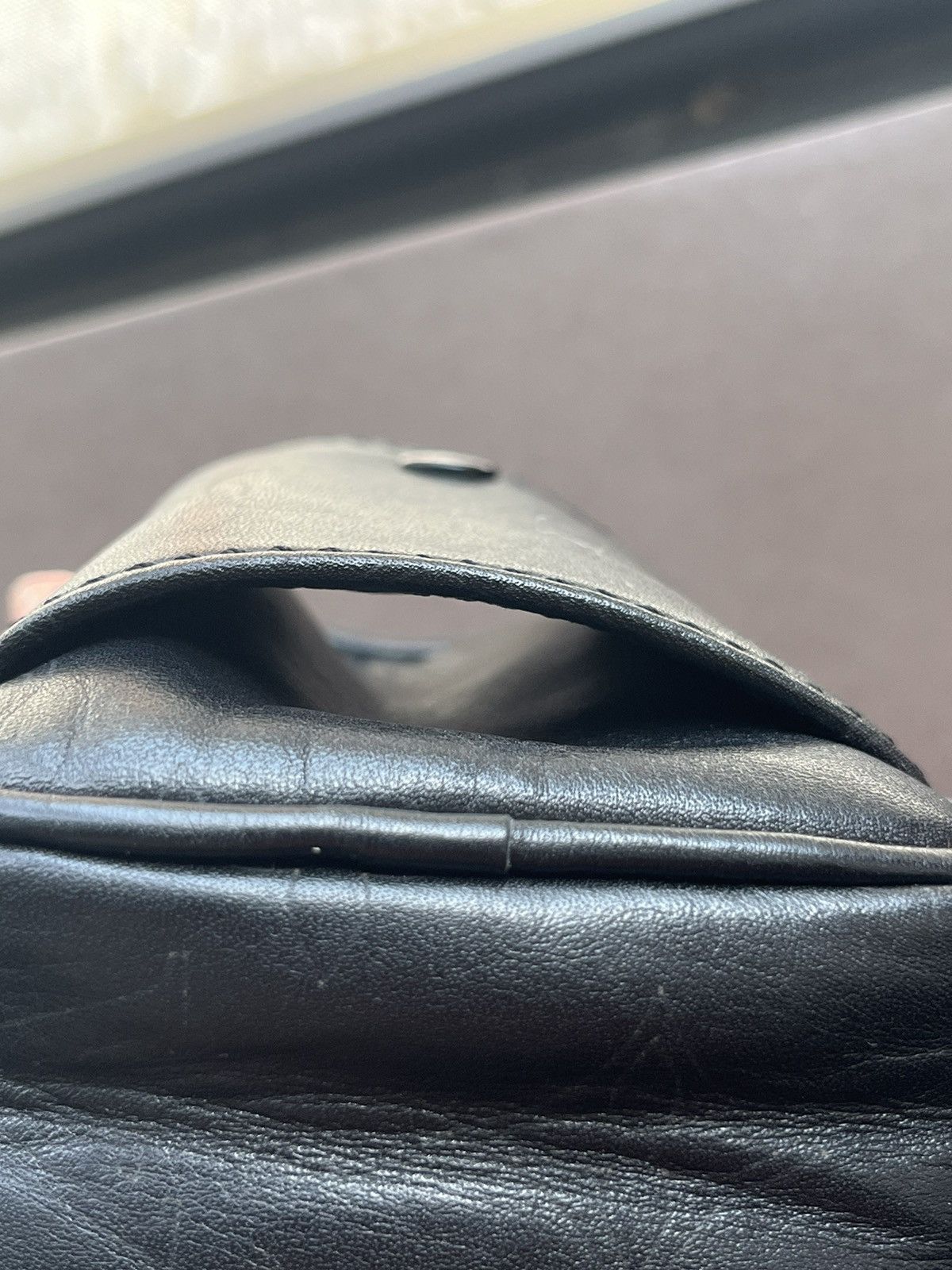 Louis Vuitton LV Bloomington Cigarette Pochette in Black Monogram Leather Size ONE SIZE - 6 Thumbnail