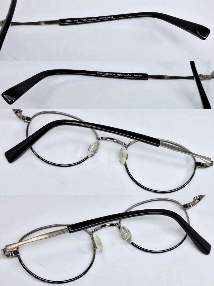 Vintage NEWYORKER by Maruman NY6224 Pure Titanium Round Frame 10g Size ONE SIZE - 5 Thumbnail
