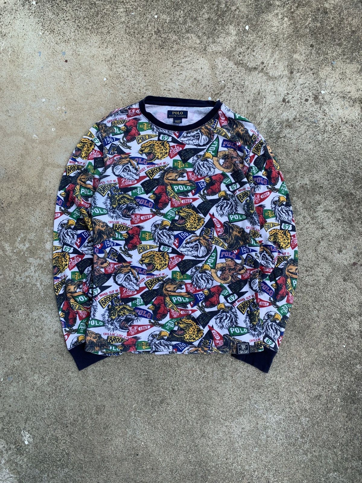 Japanese Brand × Kensho Abe × Polo Ralph Lauren POLO LONG-SLEEVED OVP STRETCH Size US XXS / EU 40 - 1 Thumbnail
