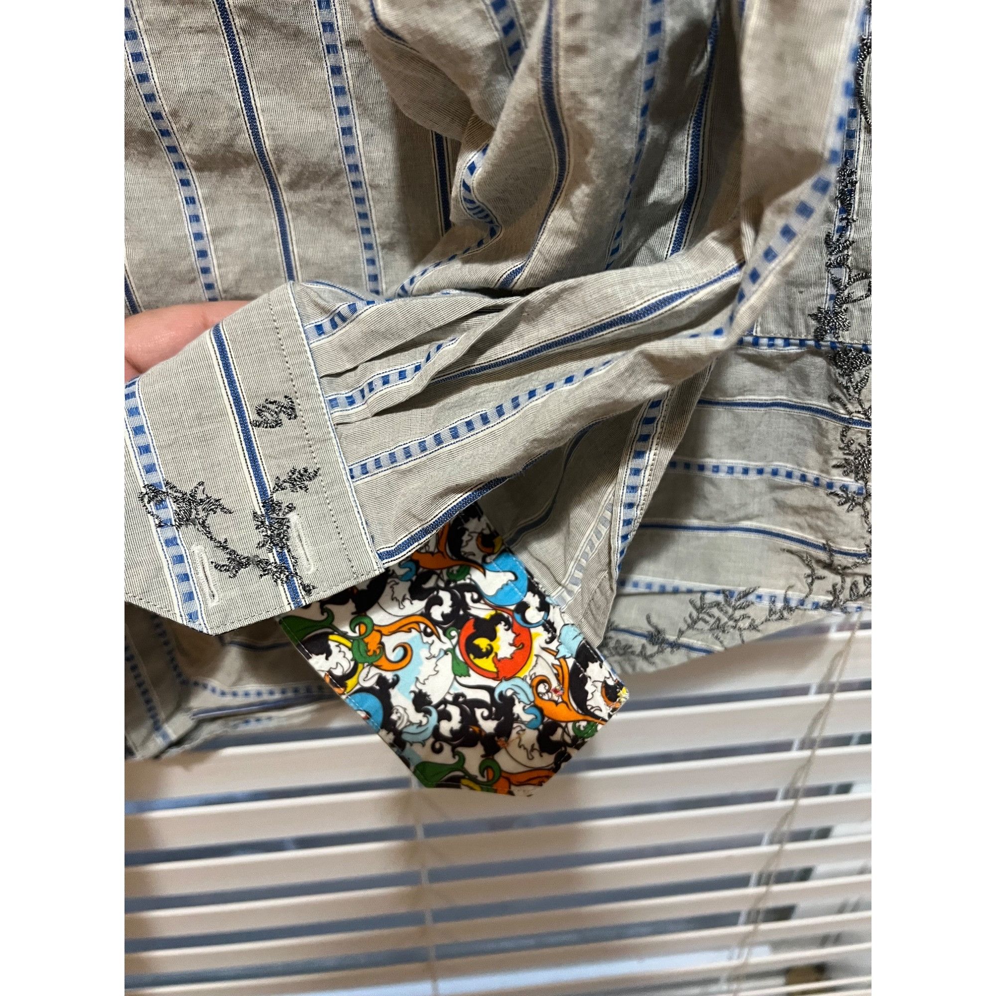 Robert Graham Robert Graham Embroidered Long Sleeve Button Up Shirt - Size Size US XXL / EU 58 / 5 - 4 Thumbnail