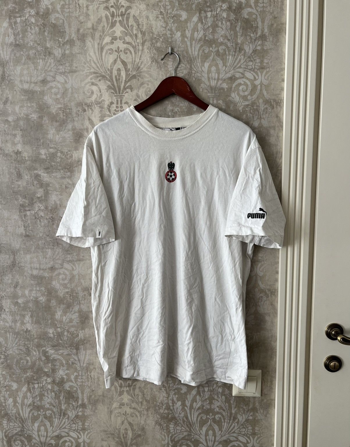 Puma Vintage Puma OGC Nice Football T-Shirt White Soccer Jersey Size US XL / EU 56 / 4 - 1 Thumbnail