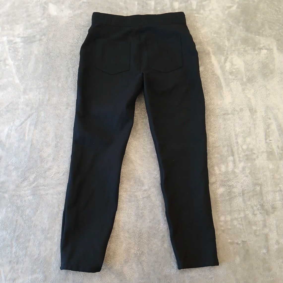 Spanx Spanx Pants Womens M Black Skinny Ankle High Rise Pull On 28x25 Stretch Shaping Elastic Size 32" / US 10 / IT 46 - 6 Thumbnail