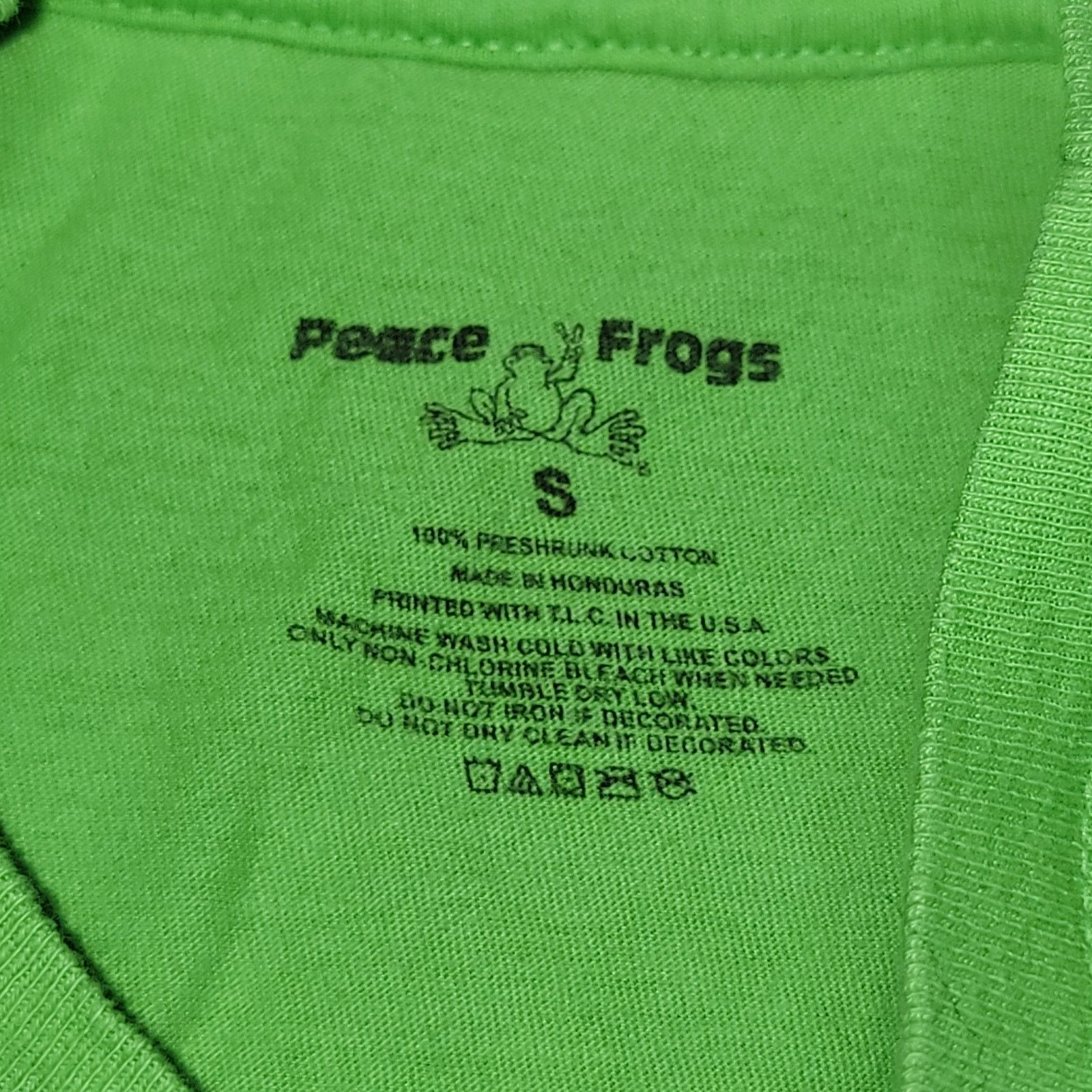 Other Peace Frogs Green Unisex Tee - Size Small Size S / US 4 / IT 40 - 4 Thumbnail