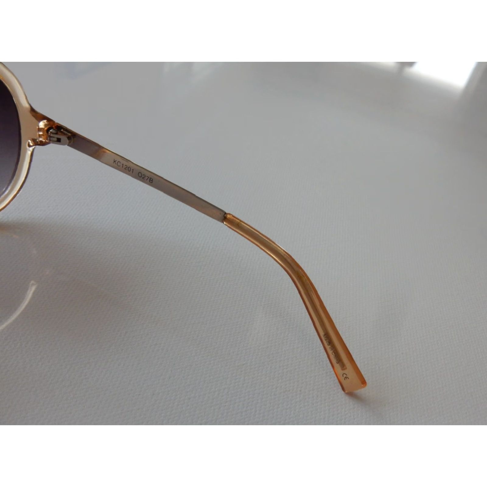 Kenneth Cole Kenneth Cole Sunglasses KC1201 027B Women Gold Frame Sunglasses KC1201 027B Size ONE SIZE - 4 Thumbnail