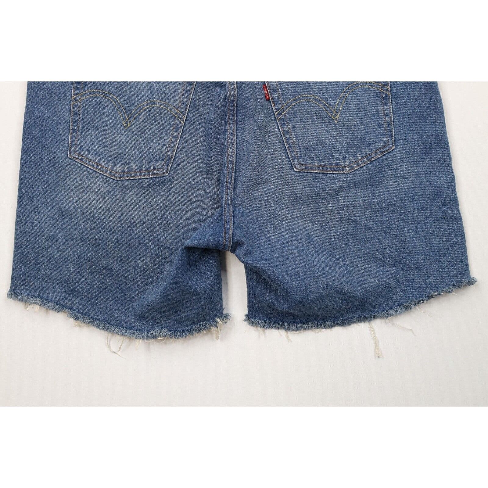 Levi's New Levis 501 Original Fit Button Fly Cut Off Denim Shorts Size US 34 / EU 50 - 11 Thumbnail