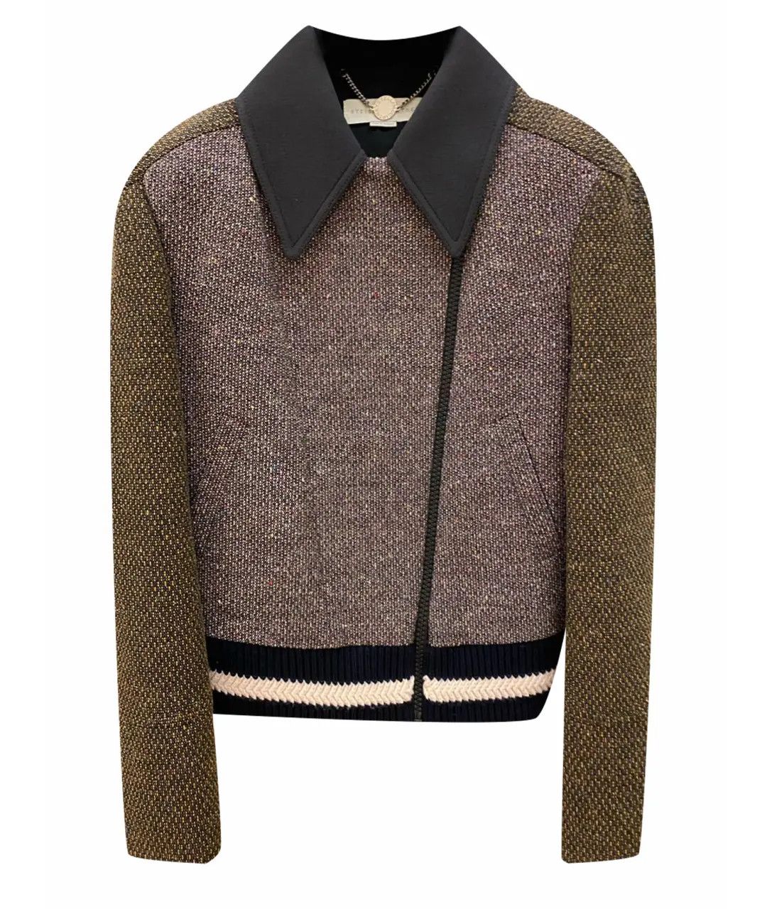 Stella McCartney Stella McCartney Wool Tweed Cropped Jacket Size XS / US 0-2 / IT 36-38 - 2 Thumbnail