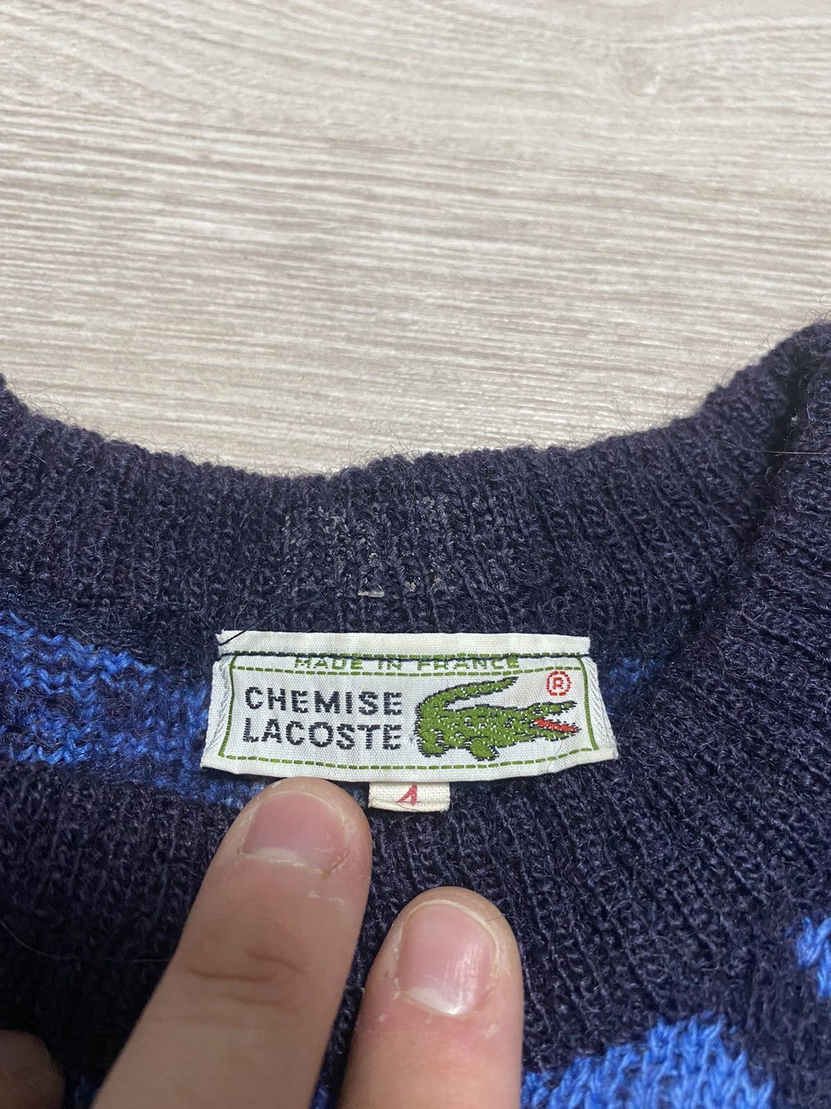 Japanese Brand Vintage Lacoste Sweater 100%wool size S 80’s Size US S / EU 44-46 / 1 - 5 Thumbnail