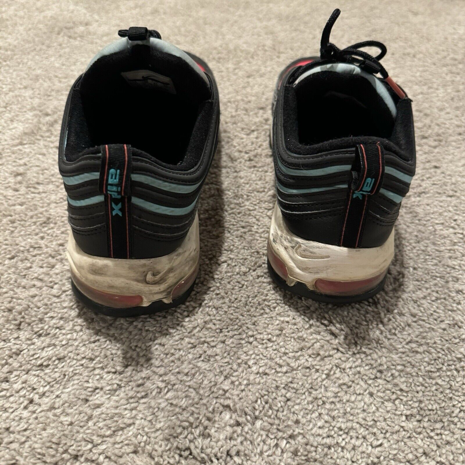 Nike Nike Air Max 97 "Blue Fury Ember" Men's Low Tops Size 11 Red Size US 11 / EU 44 - 4 Thumbnail