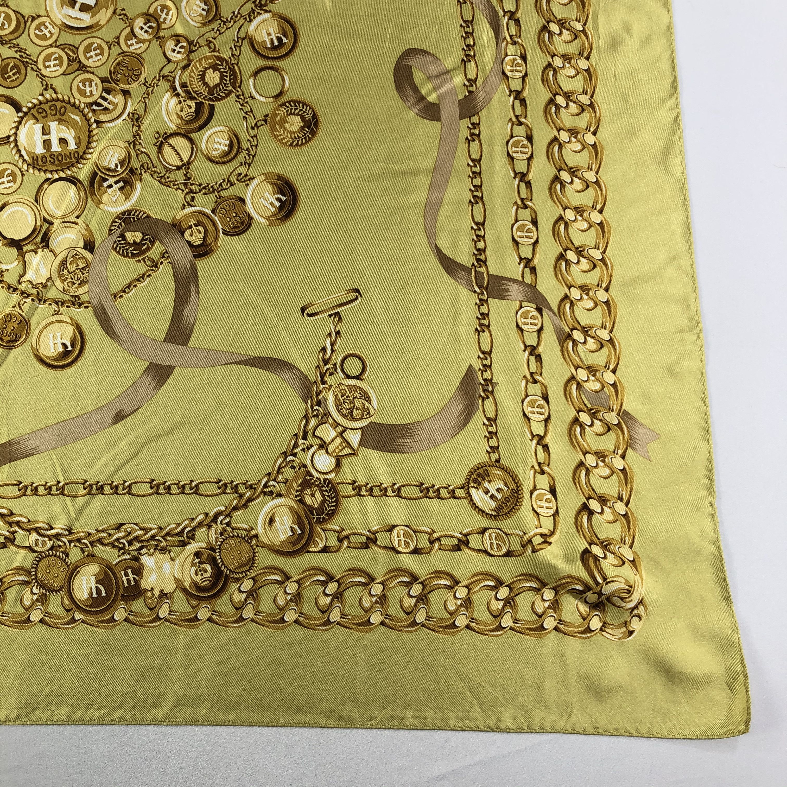 Vintage Vintage Silk Scarf Size ONE SIZE - 4 Thumbnail