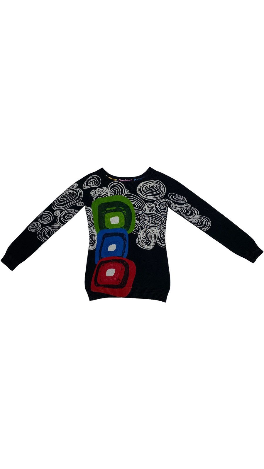 Desigual 🔥LASTDROP🔥 Y2K Desigual Wide Collar Psychedelic Fitted Size M / US 6-8 / IT 42-44 - 2 Thumbnail