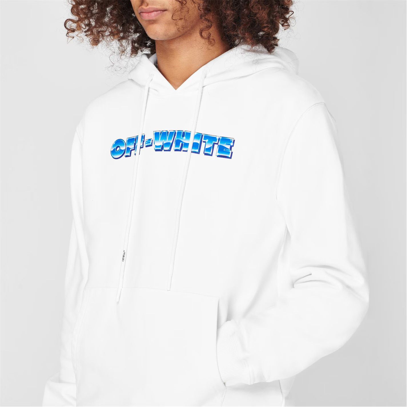 Off-White o1g2r1mq0226 Metal Arrow Hoodie In White Size US XXL / EU 58 / 5 - 4 Thumbnail