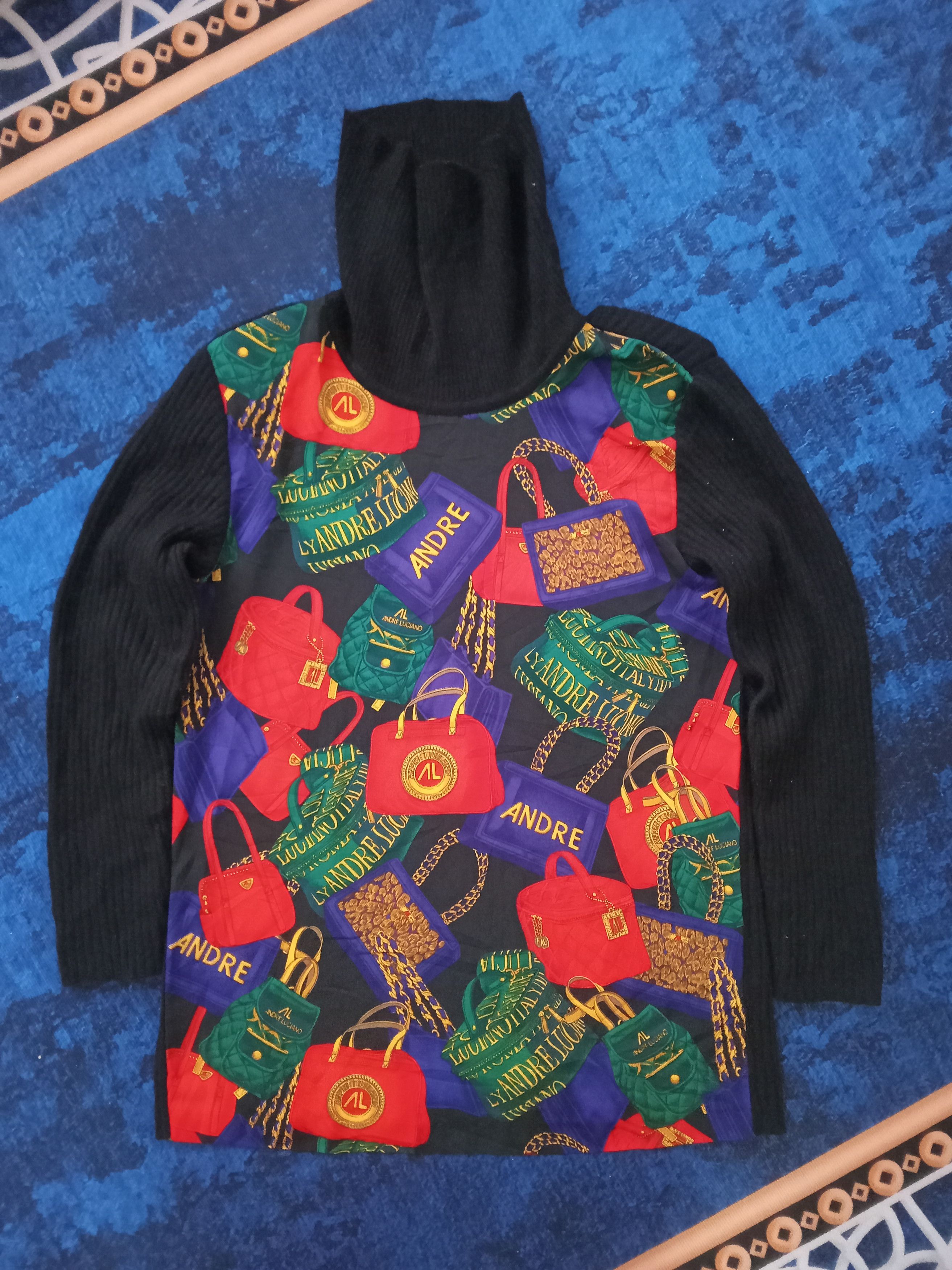 Andreluciano Andreluciano vesto quest abito Turtle Neck Blouse Size L / US 10 / IT 46 - 1 Thumbnail