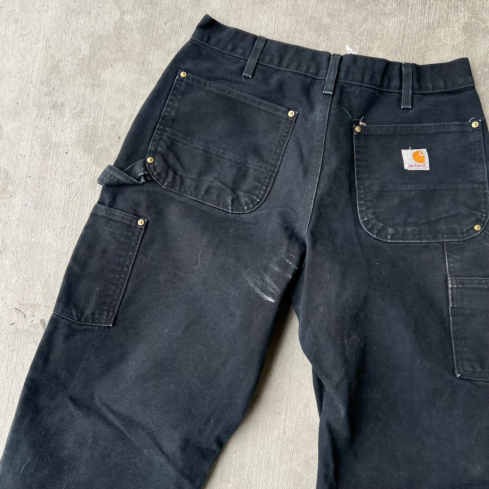 Carhartt × Vintage Carhartt black double knee work wear carpenter pants Size US 30 / EU 46 - 6 Thumbnail