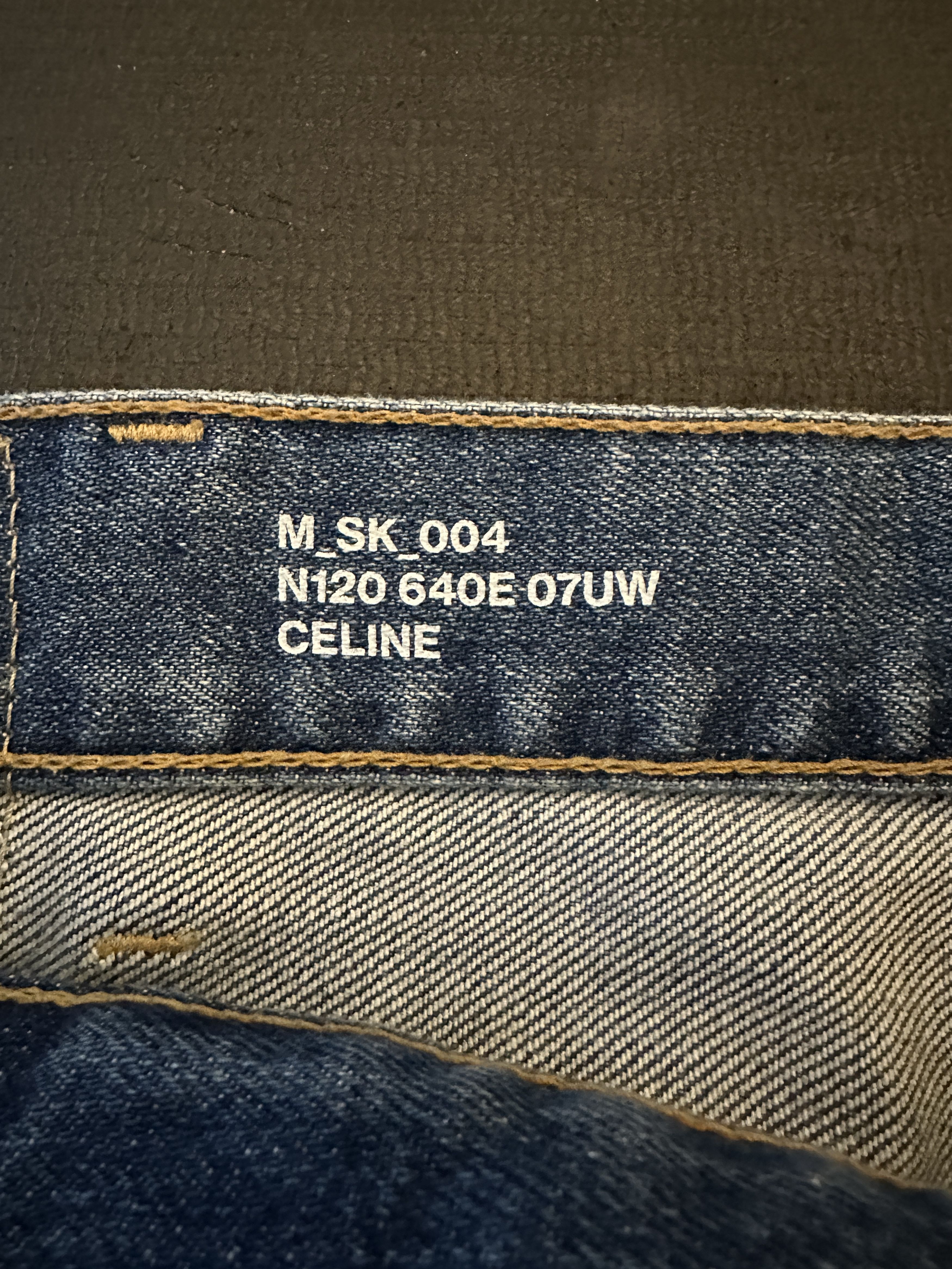Celine Celine Vintage Union Wash Skinny Denim M_SK_004 Size 29 Size US 29 - 2 Thumbnail