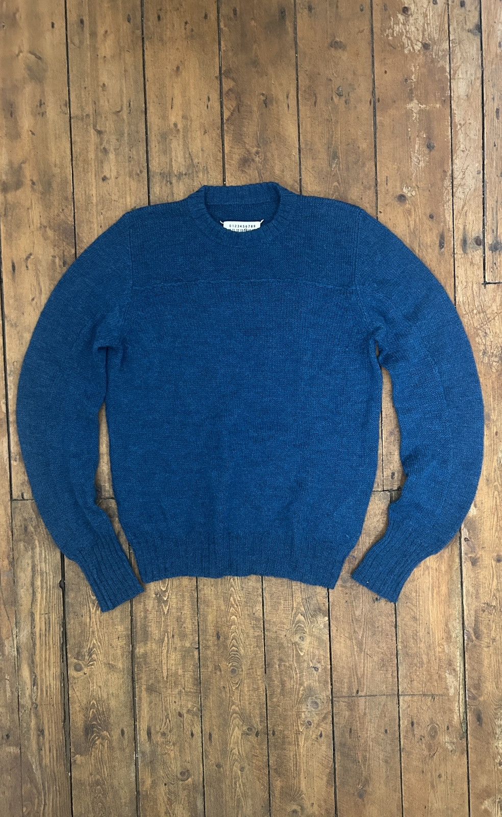 Maison Margiela Maison Margiela Curved Knit Mohair Sweater Size US S / EU 44-46 / 1 - 1 Thumbnail