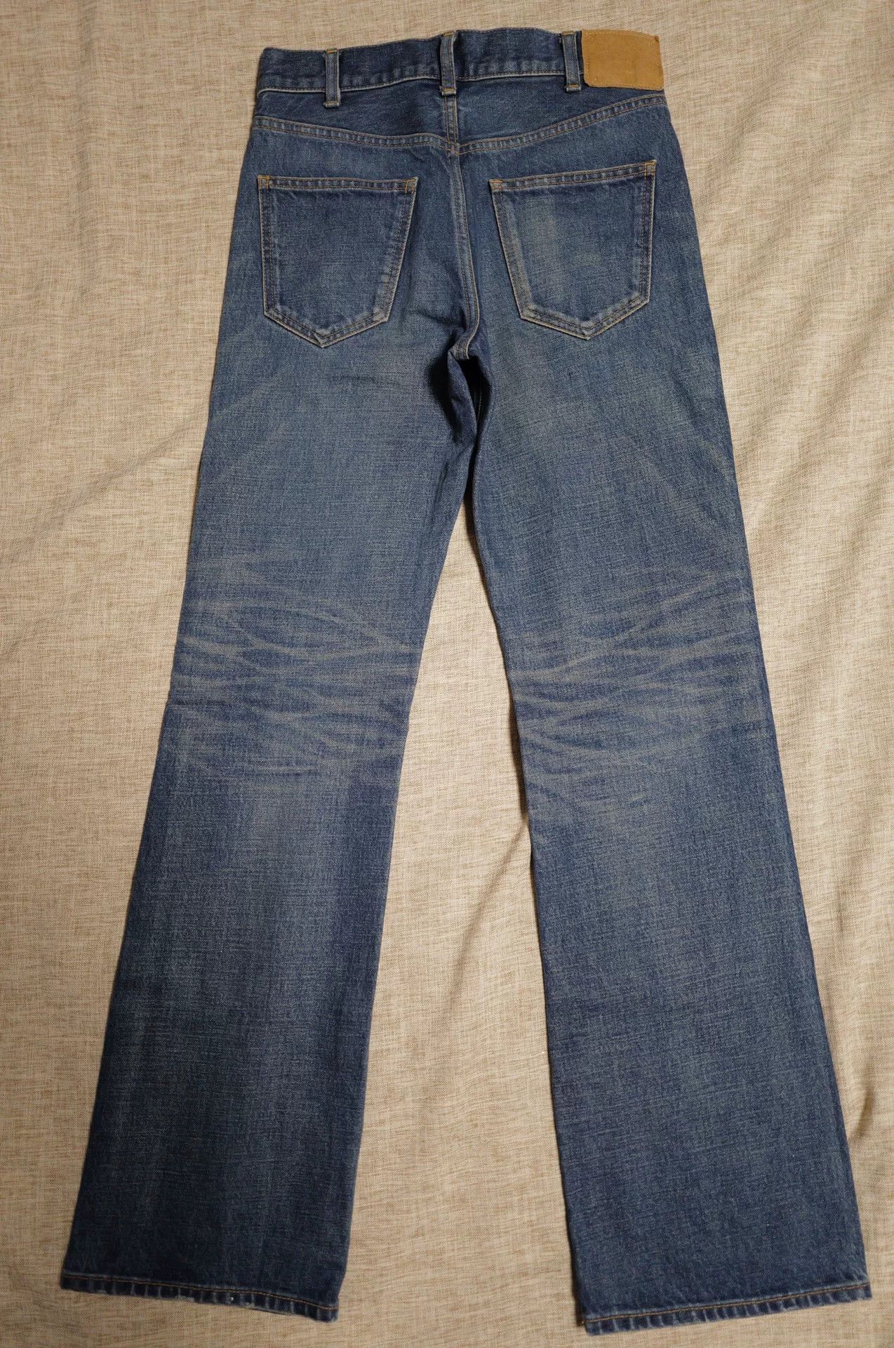 Celine celine serge blue wash flared denim pants. Size US 27 - 2 Thumbnail