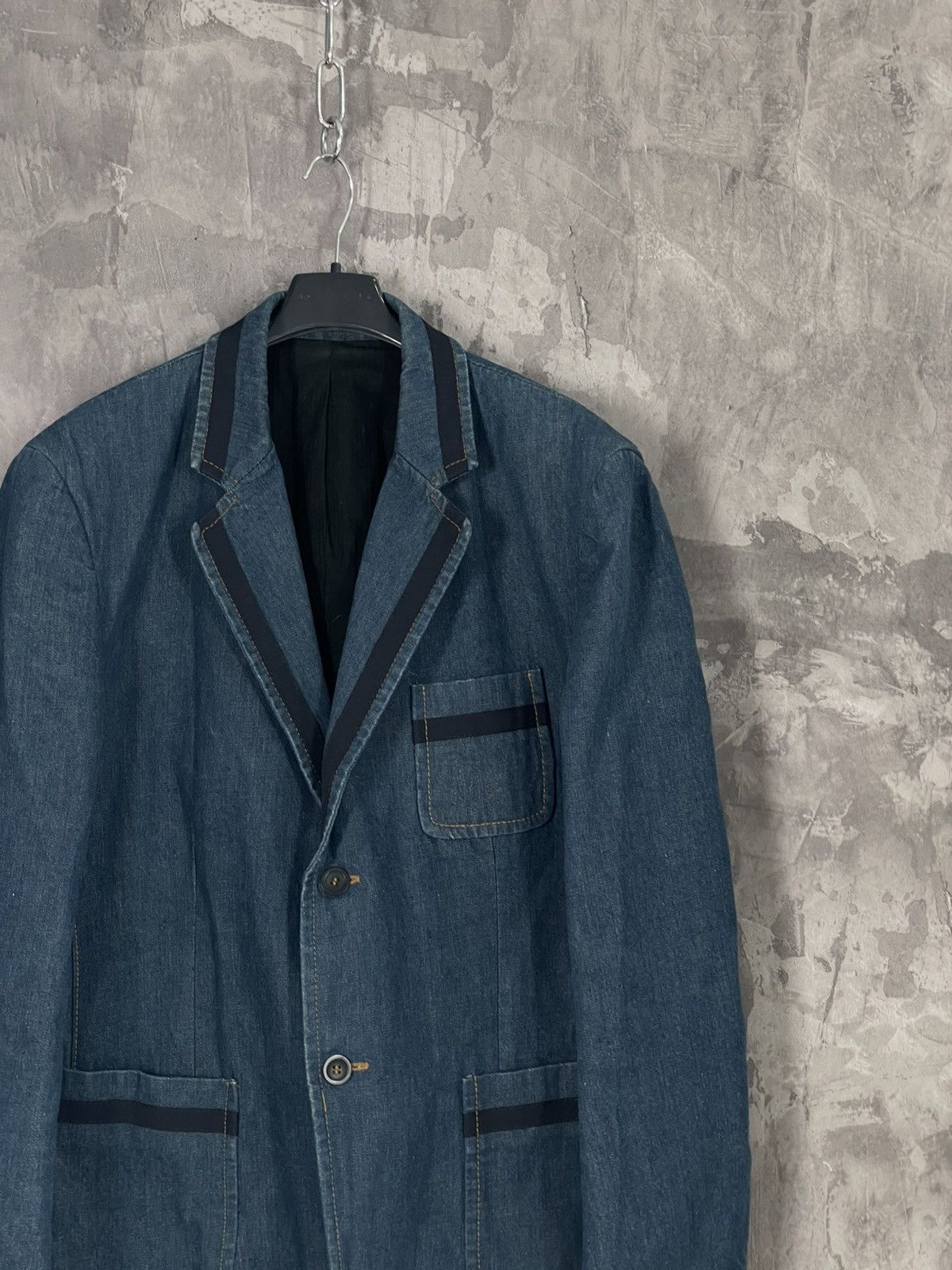 Alexander McQueen Alexander Mcqueen Classic Luxury Heavy Blazer Jacket Size 52R - 4 Thumbnail