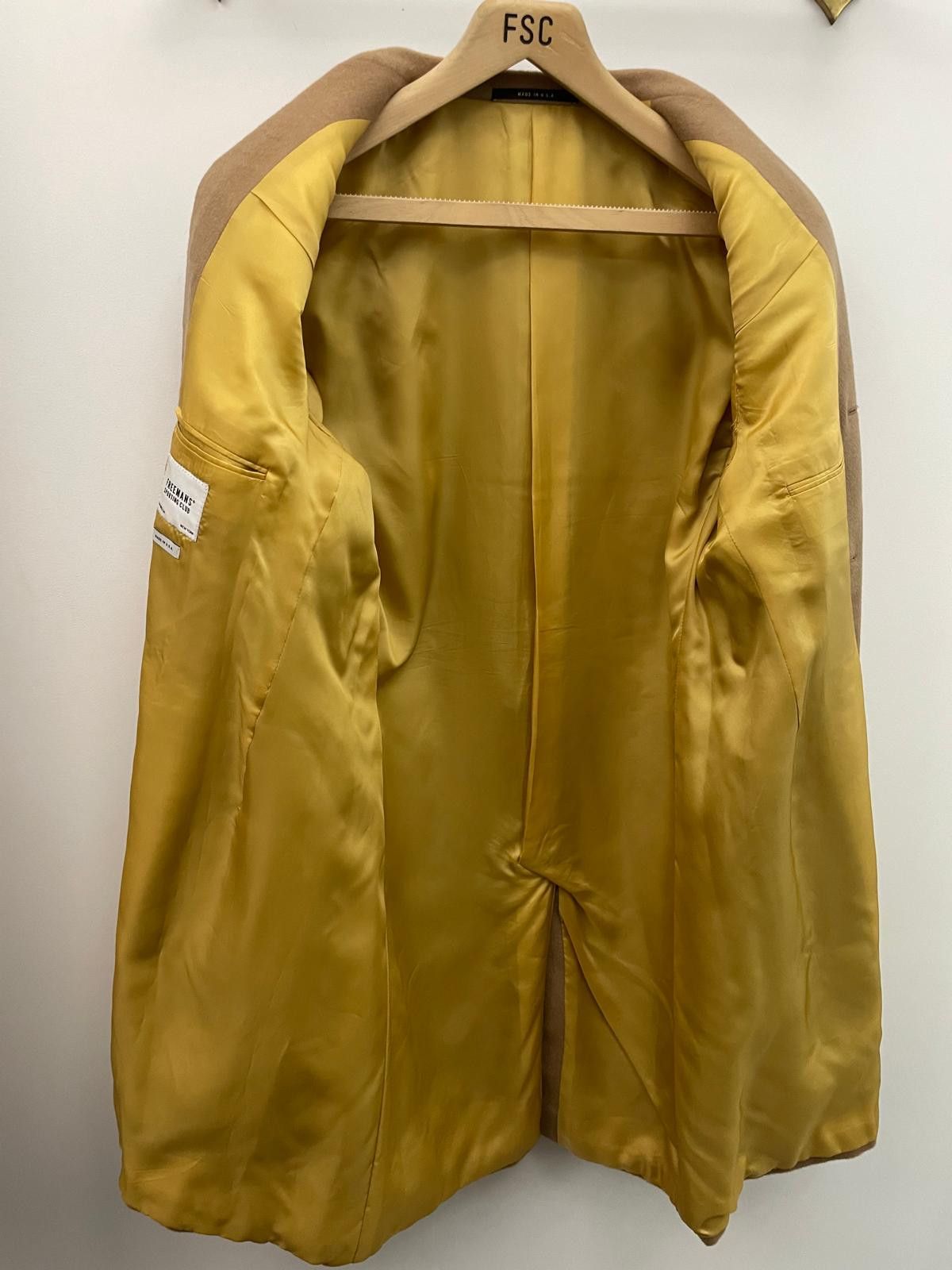 Freemans Sporting Club Camel Hair Overcoat Size US L / EU 52-54 / 3 - 4 Thumbnail