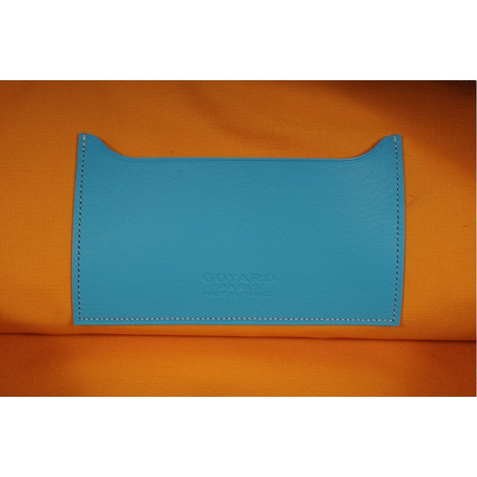 Goyard Senate MM Pouch Turquoise Blue Clutch Coated Canvas - 02643 Size ONE SIZE - 13 Thumbnail