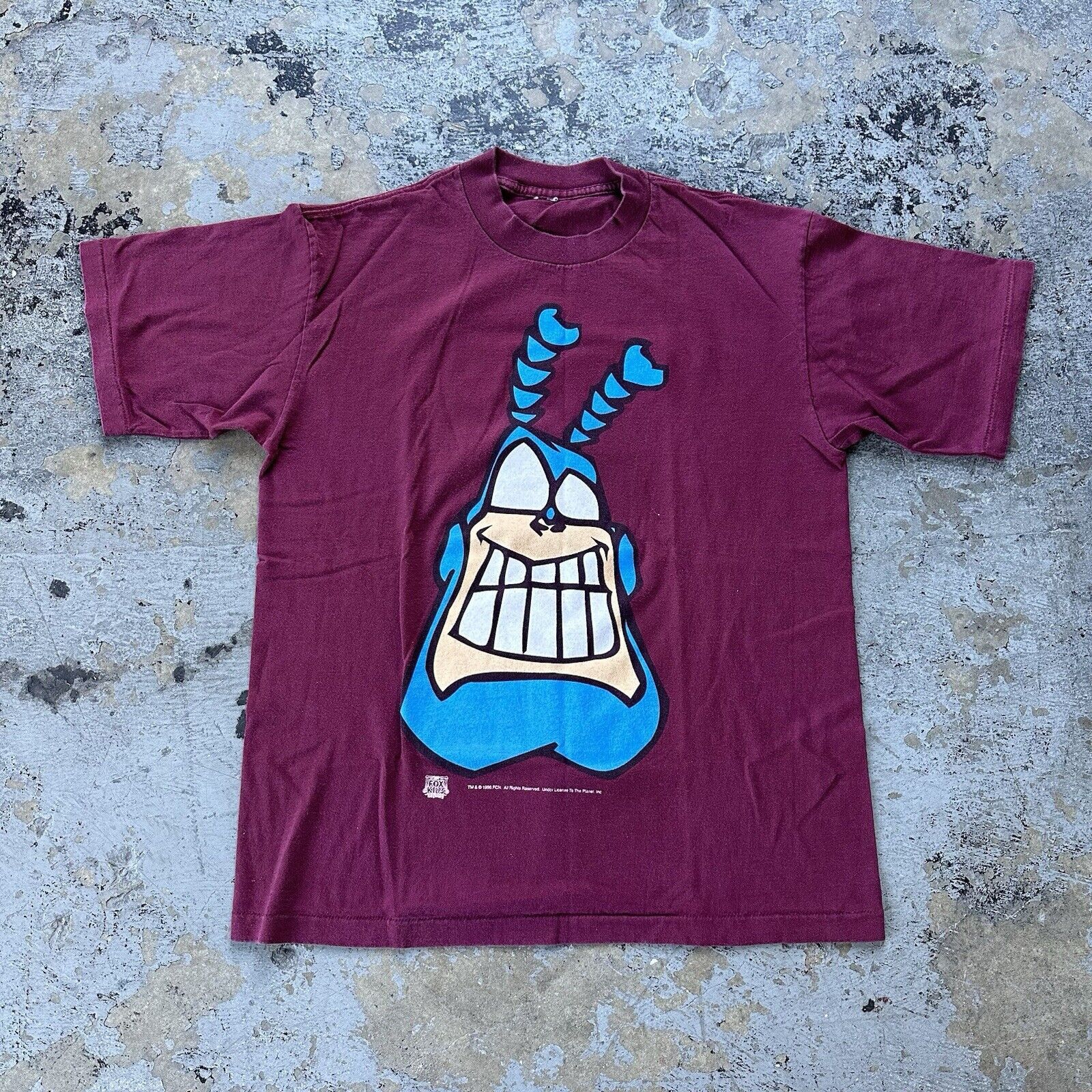 Fox Racing × Vintage Vintage 1993 The Tick Cartoon Promo T-Shirt Fox Kids Network Size US L / EU 52-54 / 3 - 1 Thumbnail