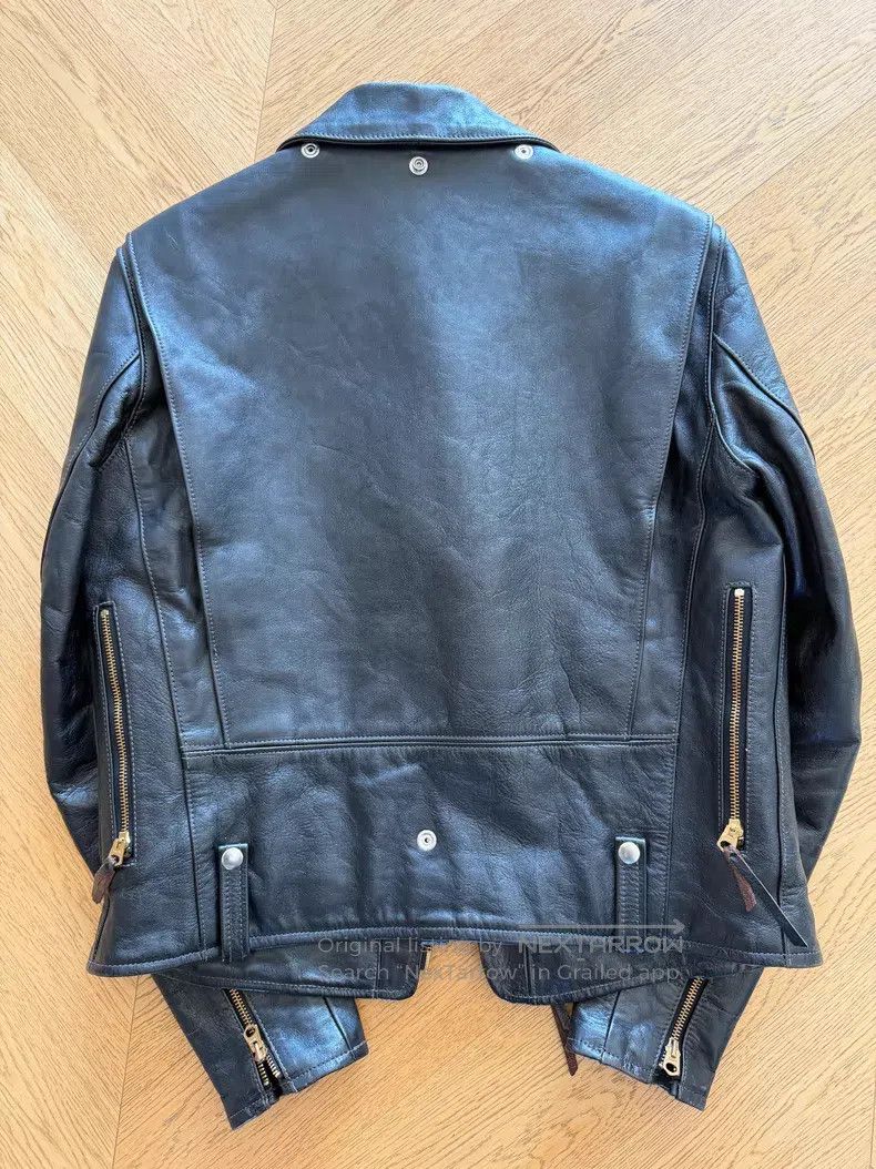Buco Buco J-24 locomotive leather jacket, black tea-core horses Size US XS / EU 42 / 0 - 2 Thumbnail