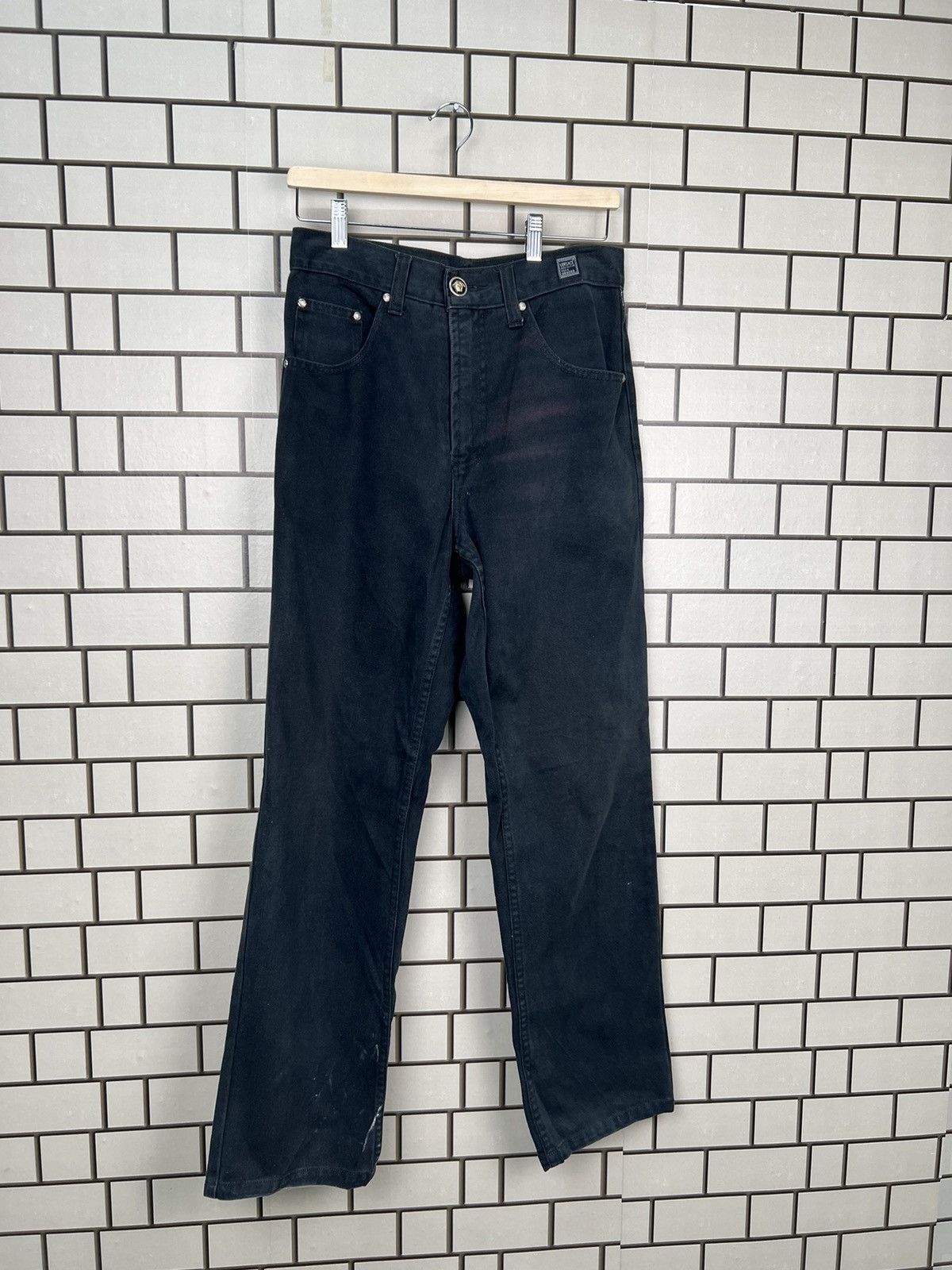 Versace × Versace Jeans Couture Versace Jeans Couture Faded Denim Jeans Size US 29 - 2 Thumbnail