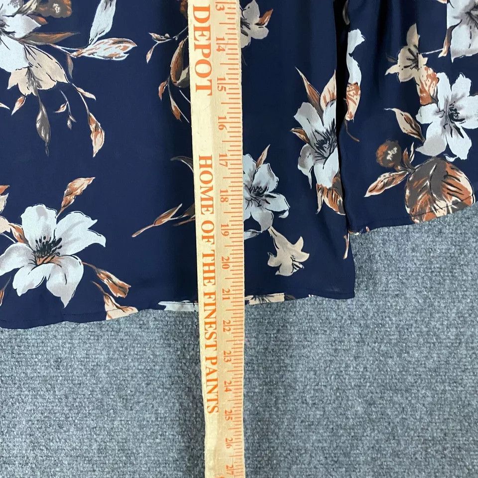 Other Sienna Sky Blouse Women's XS Floral 3/4 Sleeve Polyester Size XS / US 0-2 / IT 36-38 - 6 Thumbnail