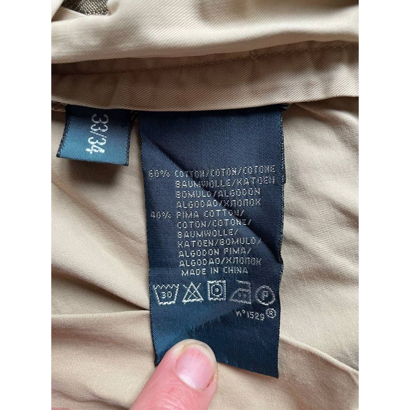Polo Ralph Lauren Vintage Polo Ralph Lauren Chino Pants Beige Straight Classic Size US 34 / EU 50 - 7 Thumbnail