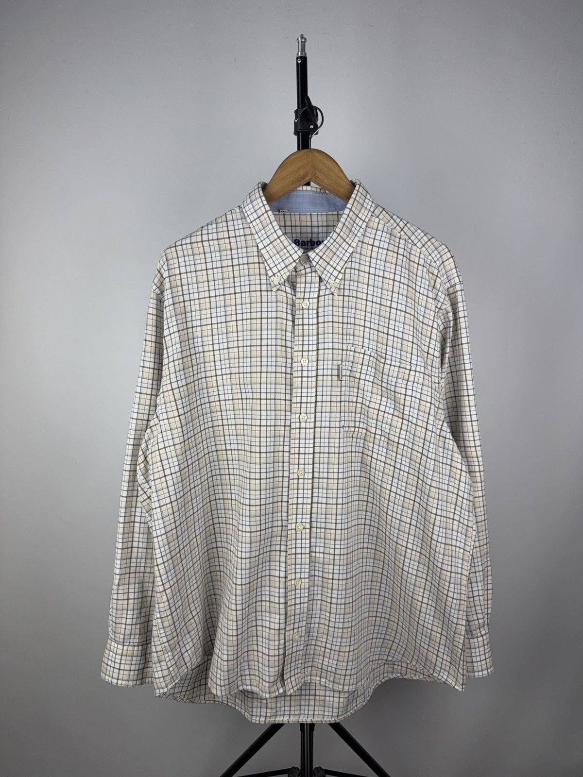 Barbour Luxury 00s Barbour Vintage Check Shirt The Sporting Shirt Size US XXL / EU 58 / 5 - 1 Thumbnail