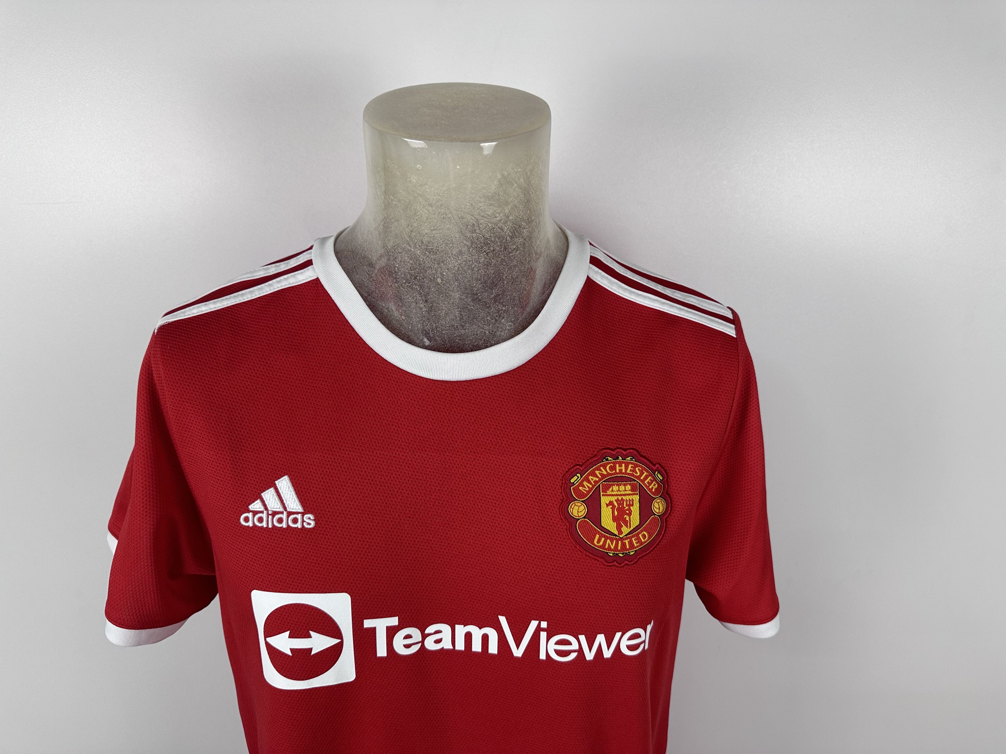 Adidas Manchester United 2021 Football Shirt Soccer Jersey Adidas Size US XL / EU 56 / 4 - 4 Thumbnail