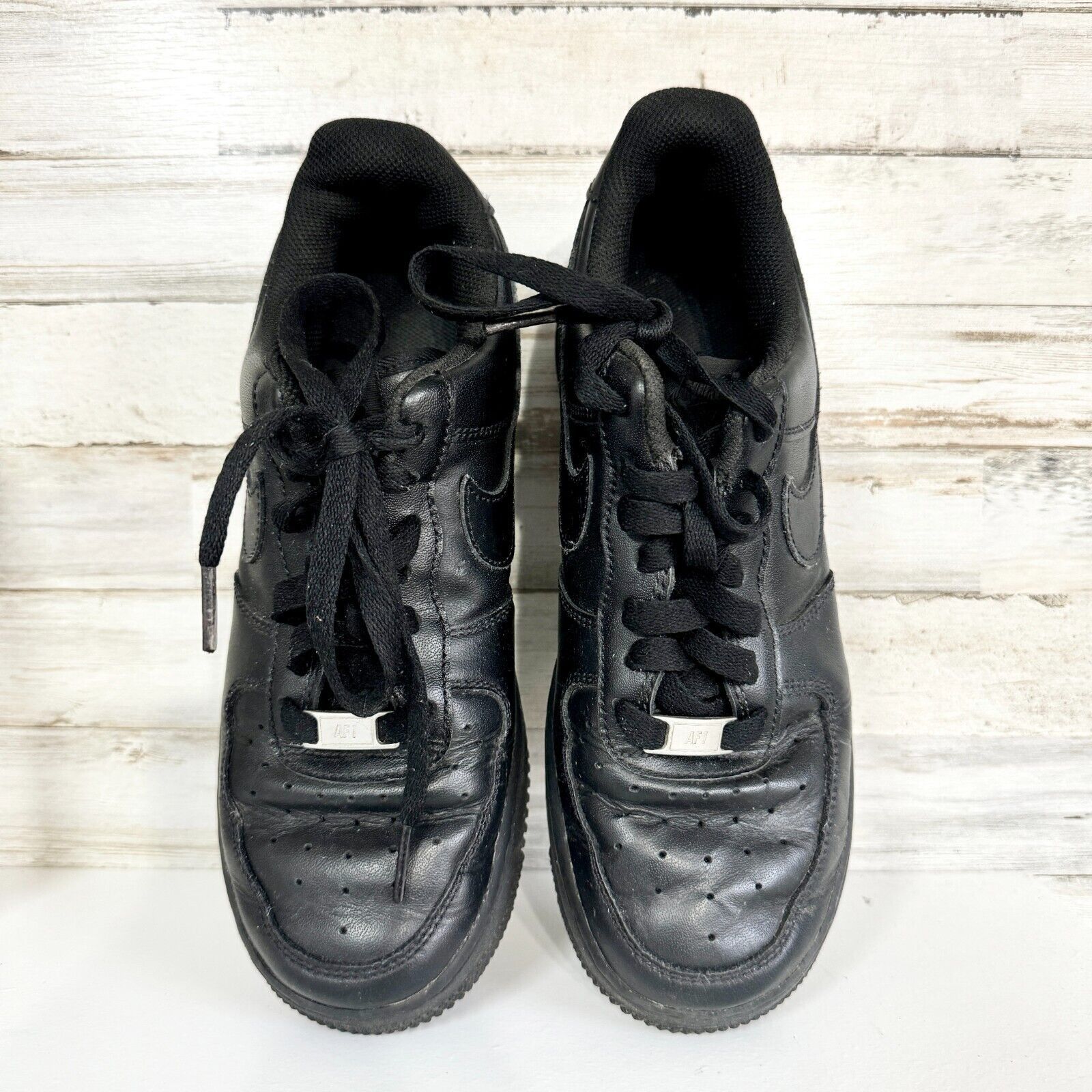 Nike Vtg Nike Air Force 1 07 W 8.5 Low Supreme Black Sneakers Size US 8.5 / IT 38.5 - 3 Thumbnail