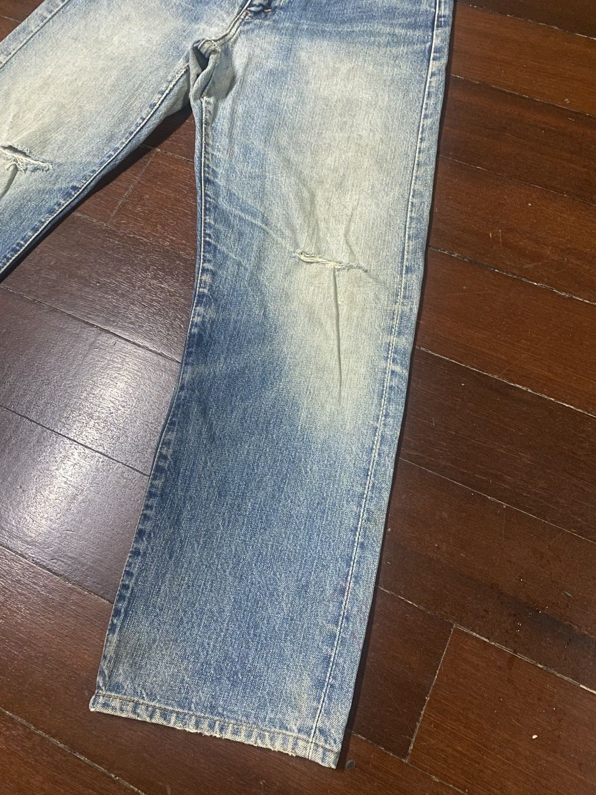 Levi's Vintage Clothing Vintage LEVIS Big E 502XX Selvege J22 button Made in JAPAN Size US 34 / EU 50 - 3 Thumbnail