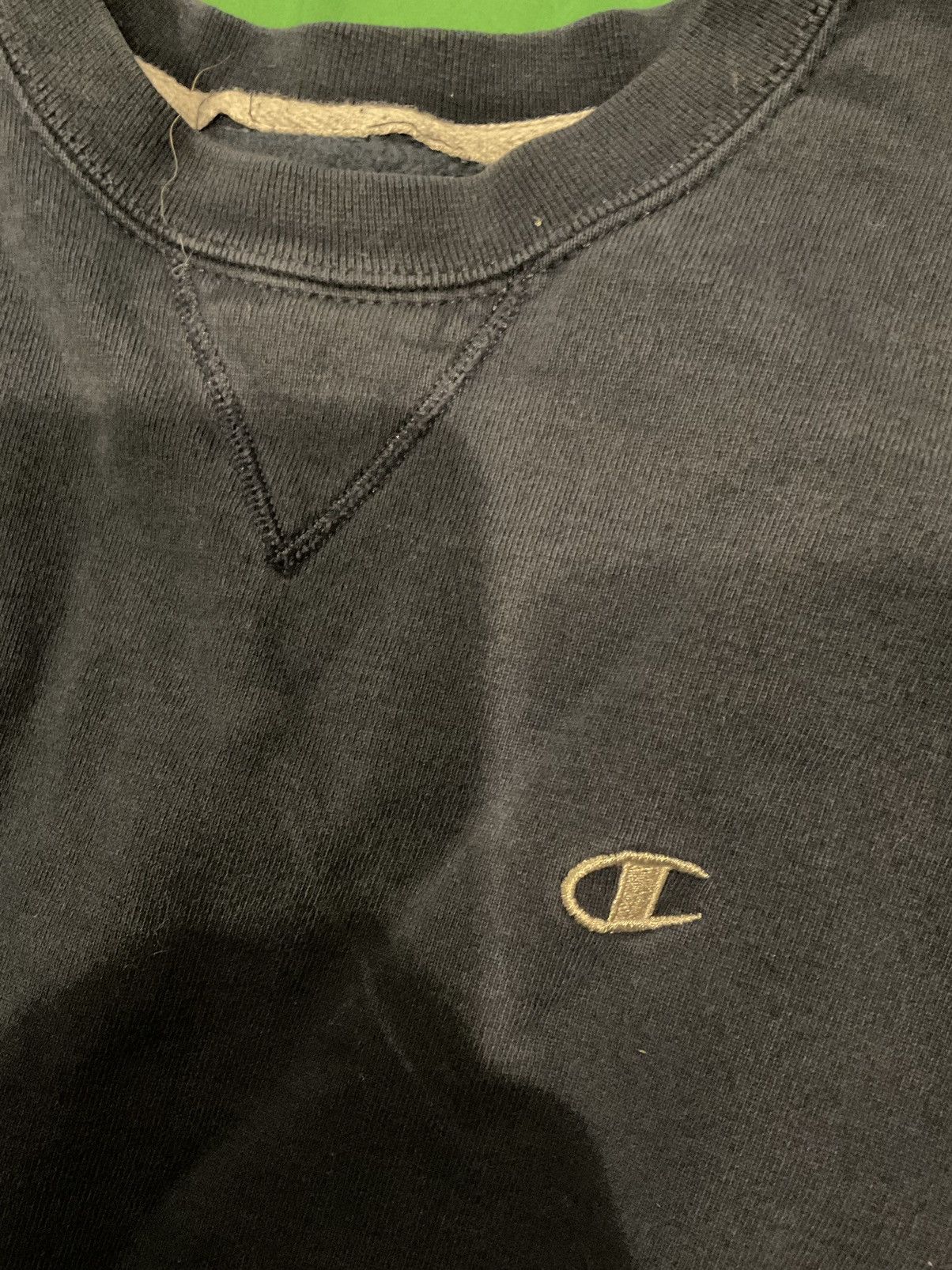 Champion × Vintage Vintage Navy Blue Champion sweatshirt Size US XL / EU 56 / 4 - 2 Thumbnail