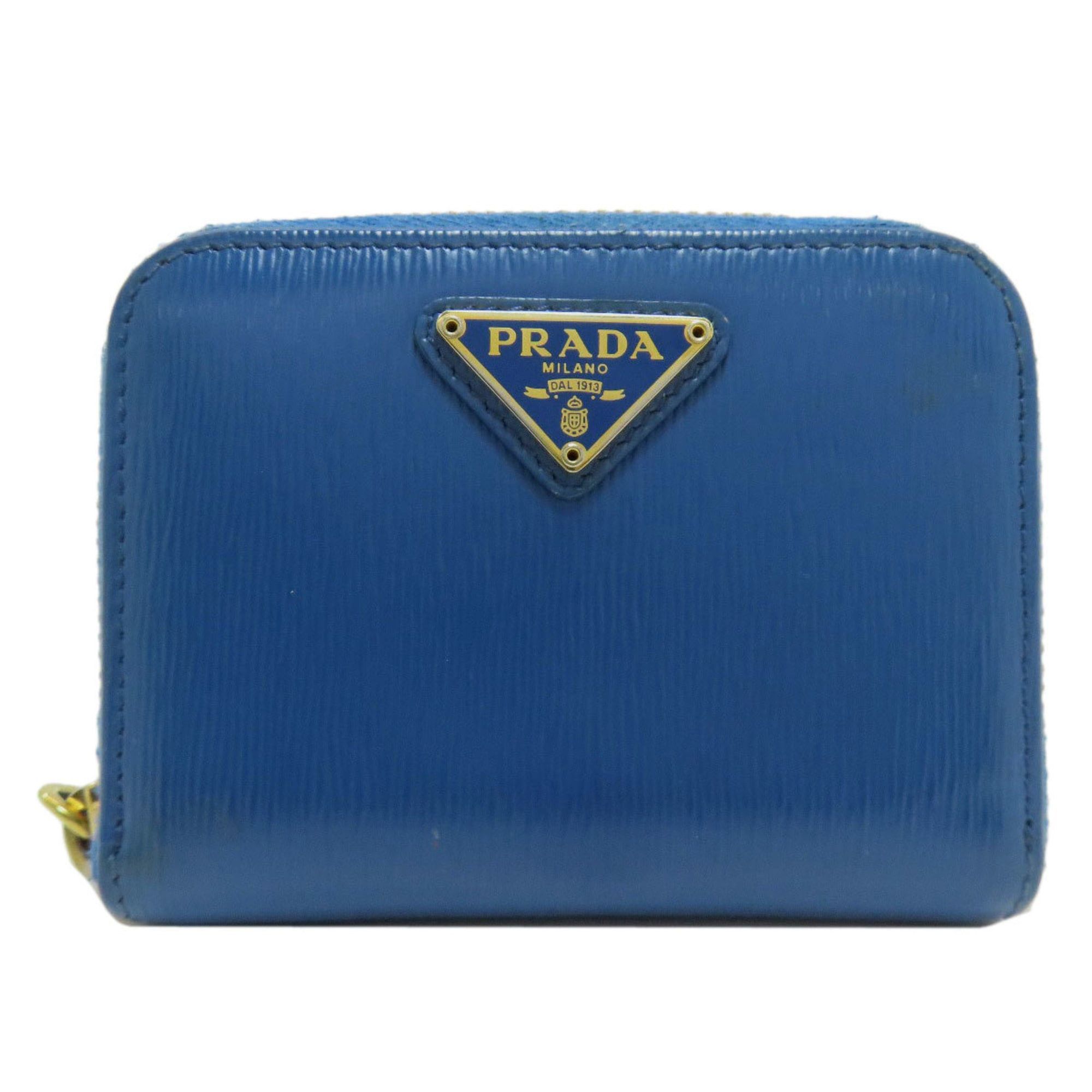 Prada Prada logo metal coin case leather women's PRADA Size ONE SIZE - 1 Thumbnail