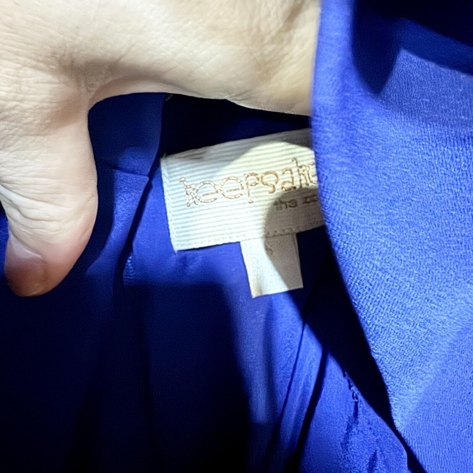 Other Keepsake The Label Royal Blue Halter Neck Asymmetrical Small Size S / US 4 / IT 40 - 2 Thumbnail