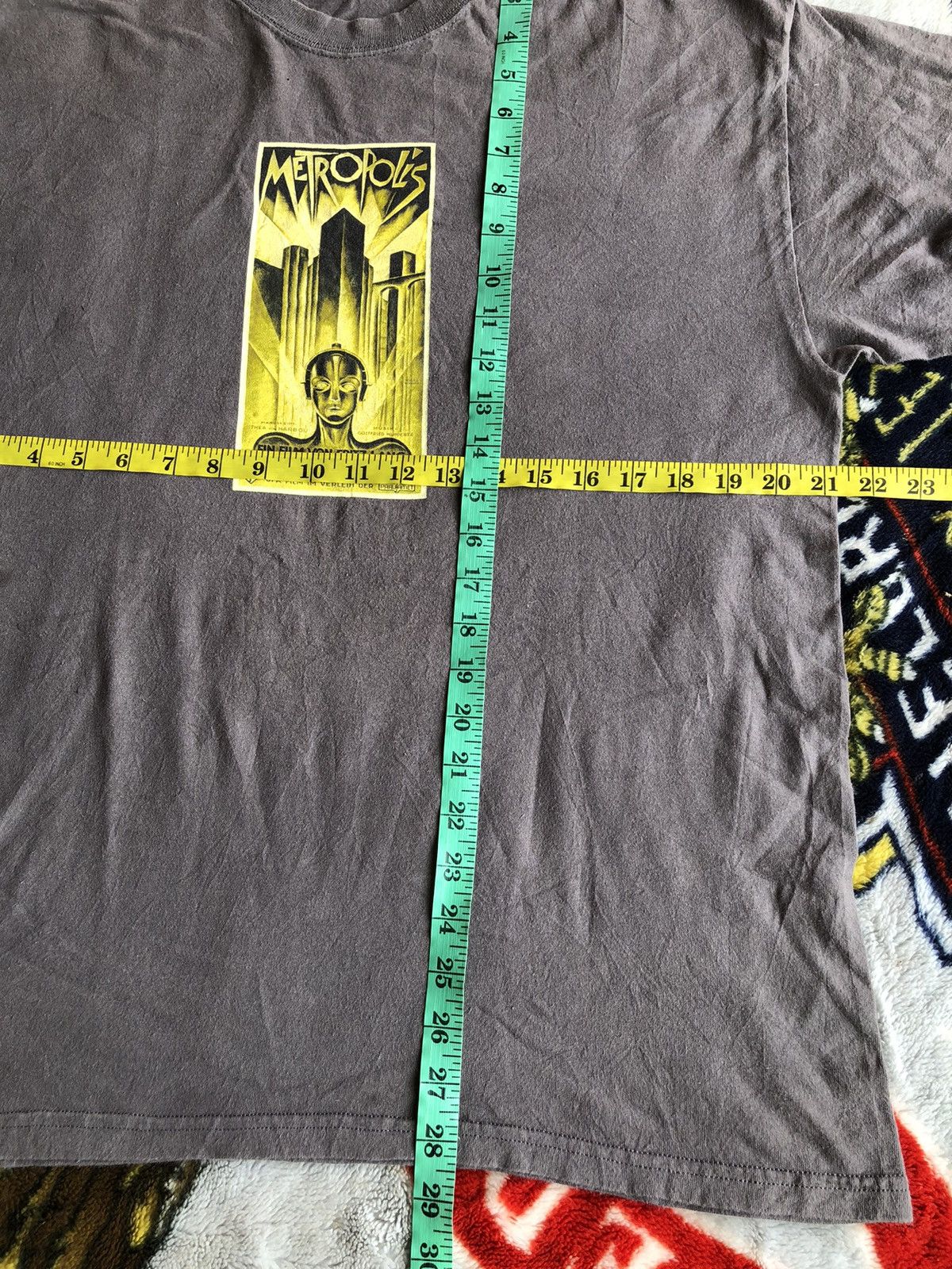 Vintage Vtg Metropolis Movie 1972 German Science-fiction Shirt Tee Size US L / EU 52-54 / 3 - 6 Thumbnail