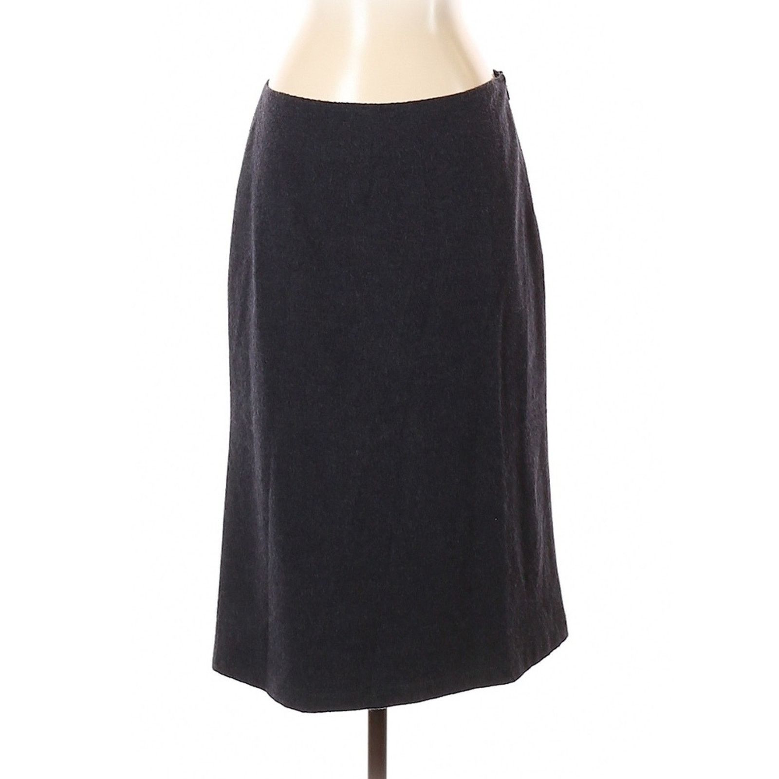 Jil Sander Jil Sander Y2K Designer Soft Gray Fleece Wool Skirt 36EU Size 26" / US 2 / IT 38 - 1 Thumbnail